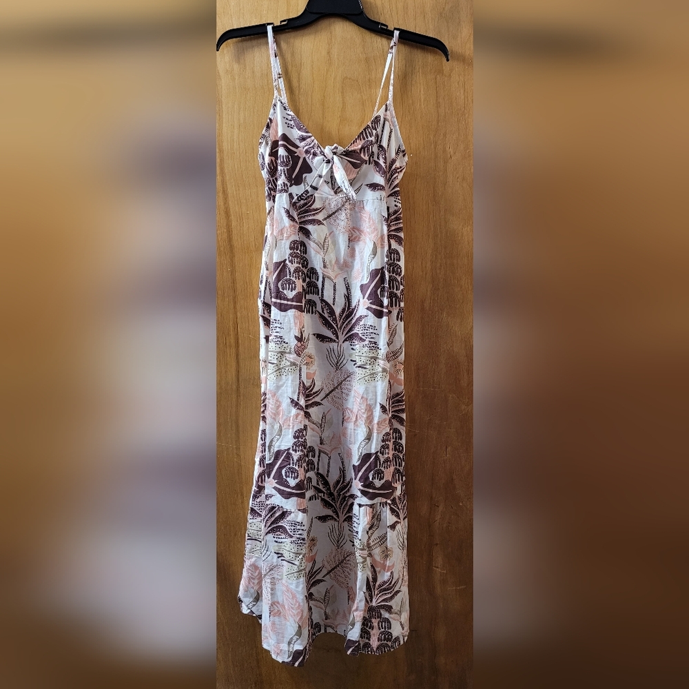 Floral Print Spaghetti Strap Dress